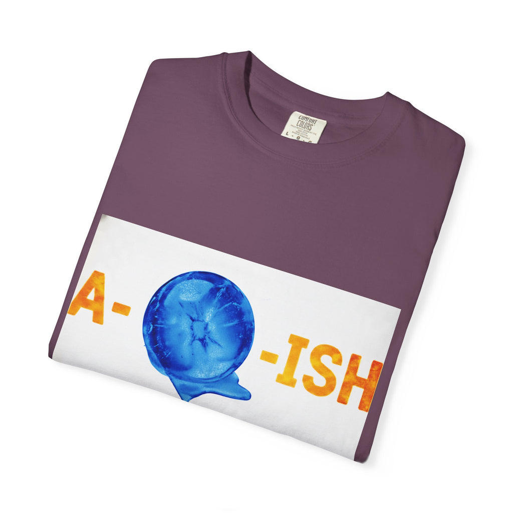 Abolish Ice IntentSim[on] Graphic T-Shirt — Playful Blue Drip Design