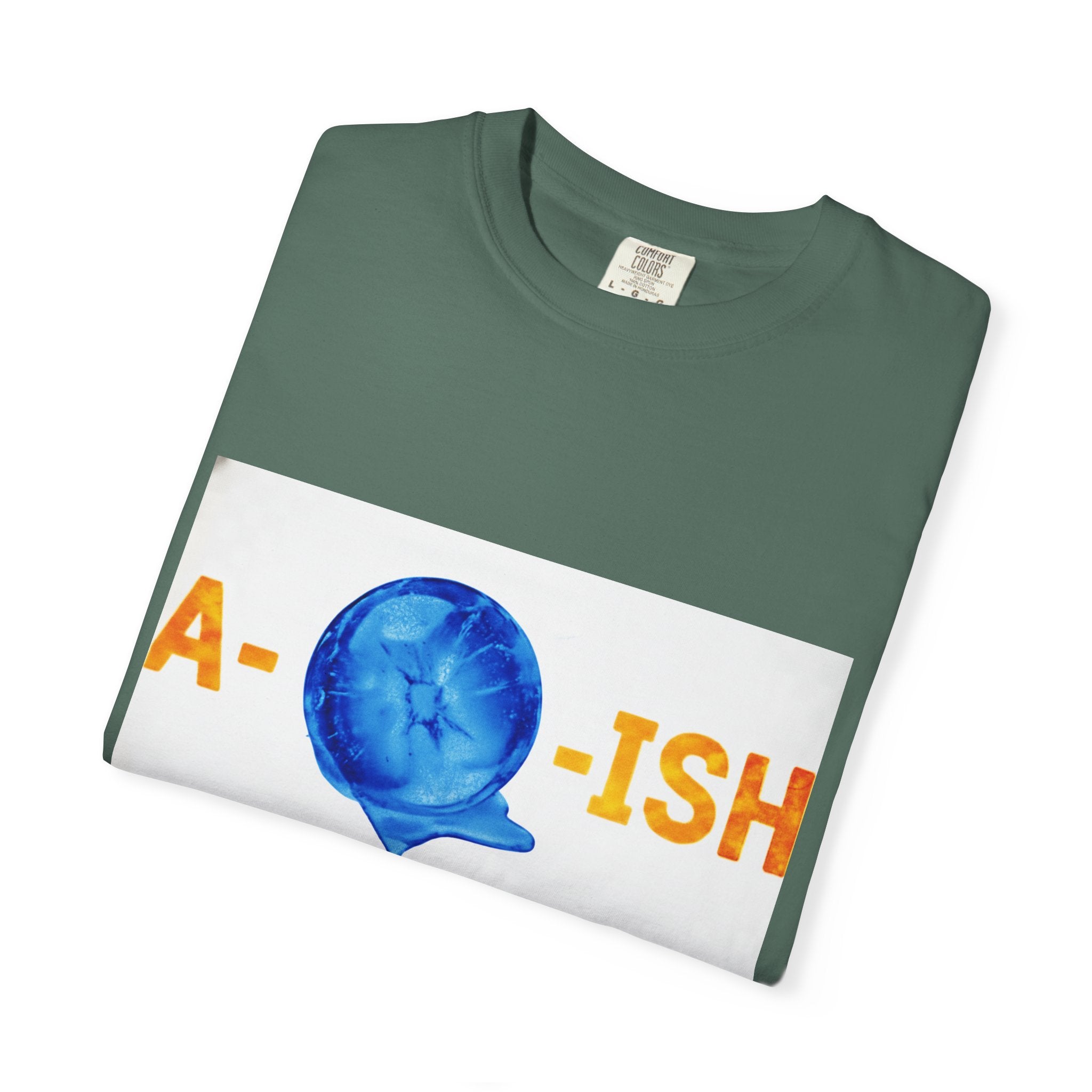 Abolish Ice IntentSim[on] Graphic T-Shirt — Playful Blue Drip Design