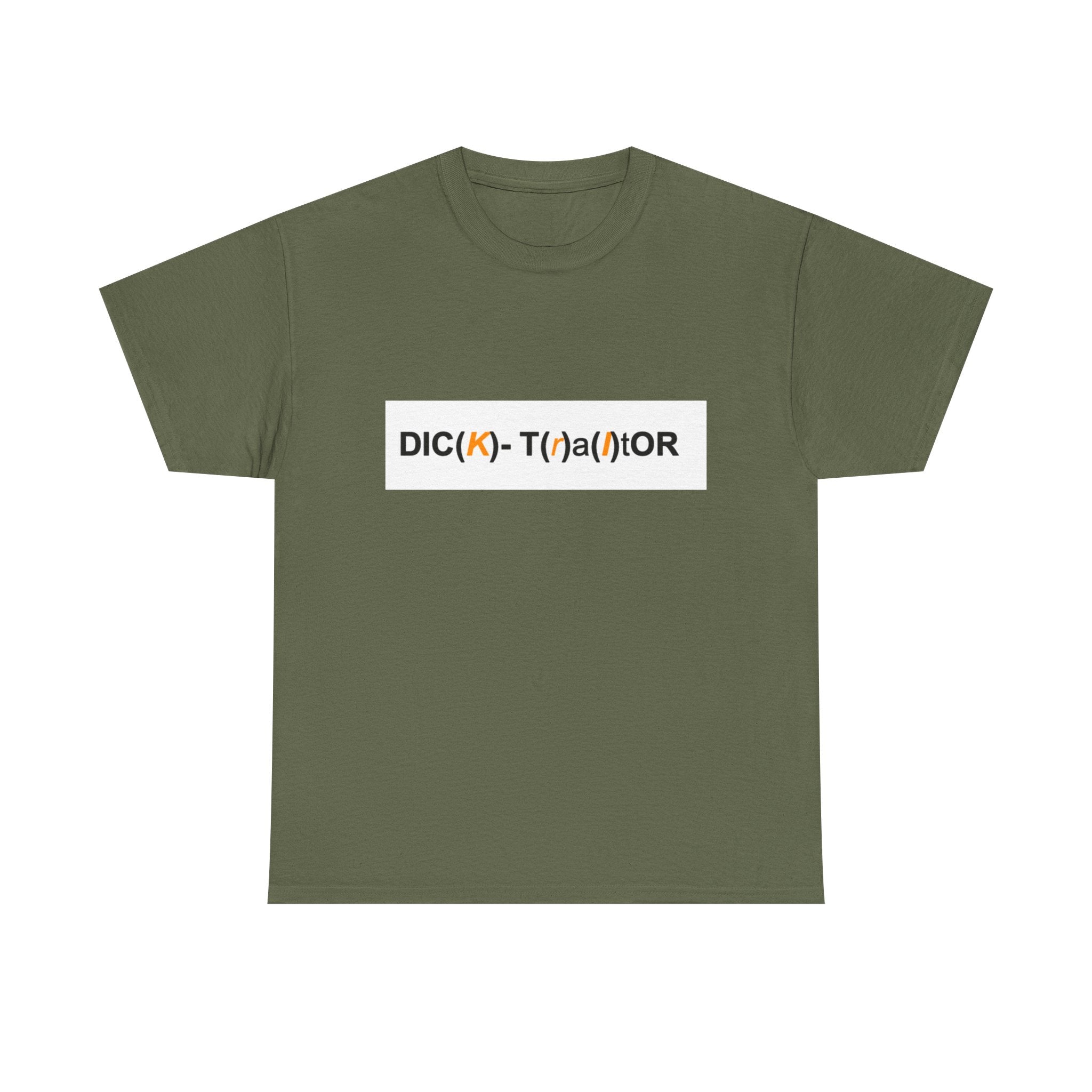 T-Shirt — 'DIC(K)-T(r)a(i)TOR' Wordplay Graphic Tee