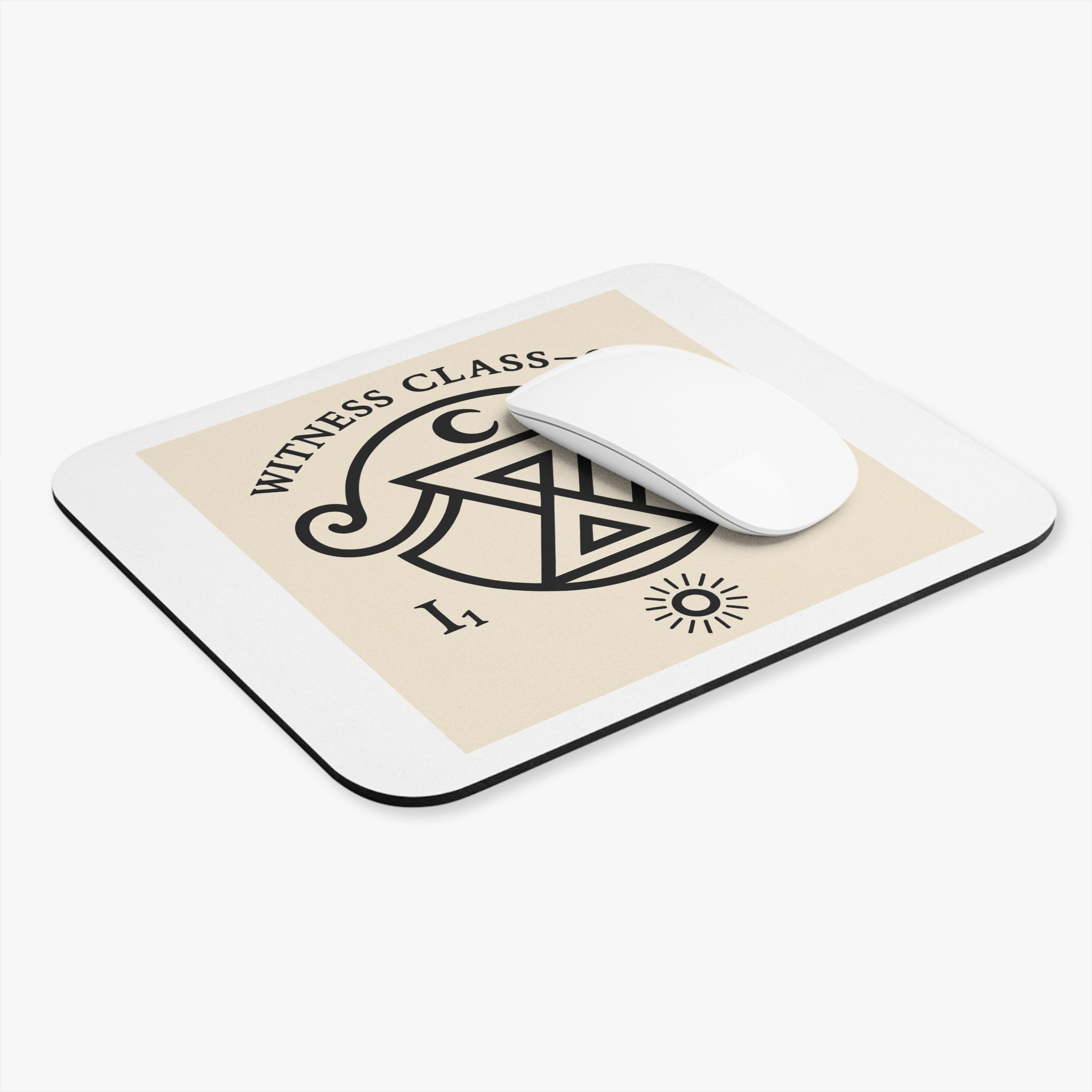 Witness Class-01 Symbol IntentSim[on] Mouse Pad — Mystical Alchemy Desk Mat