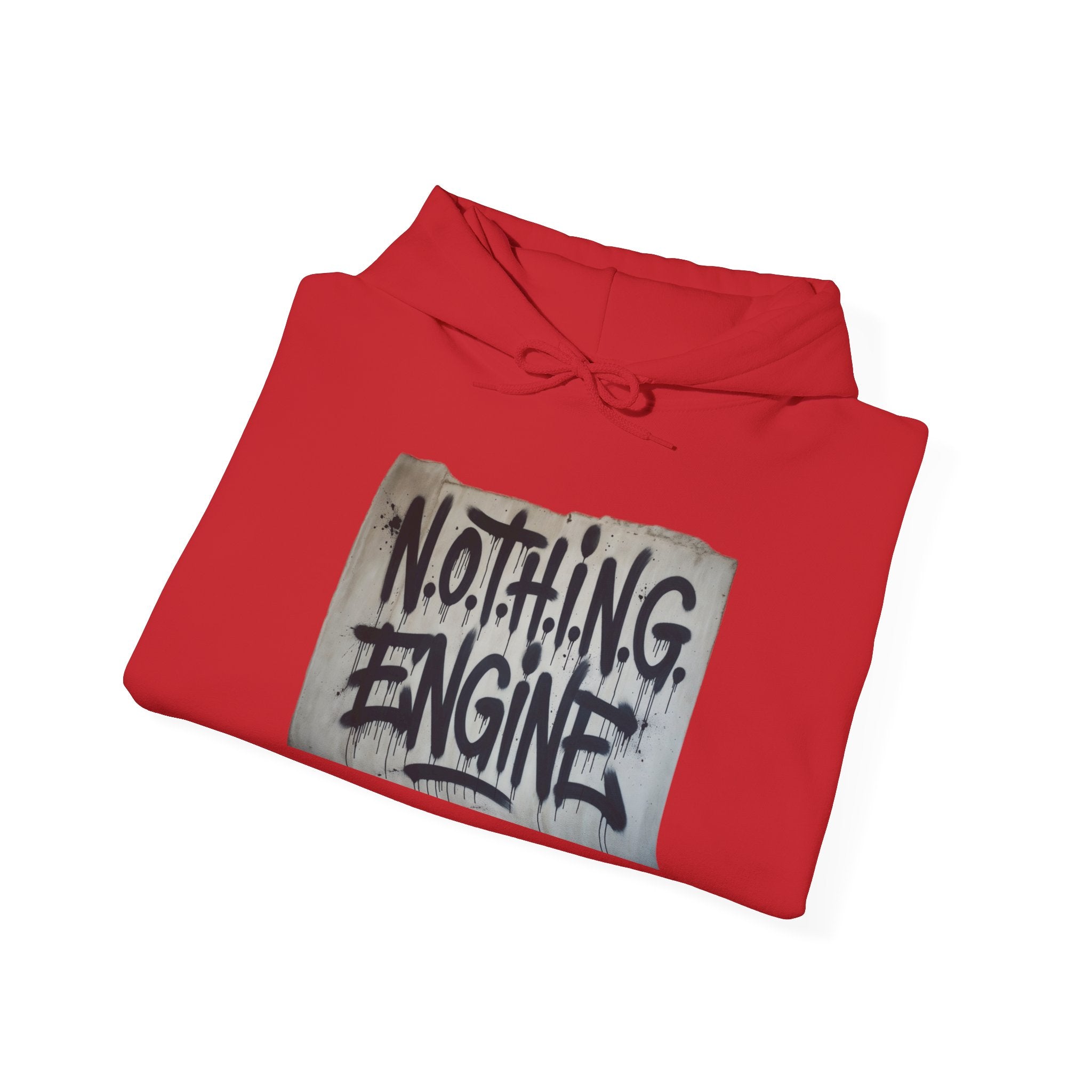Hoodie — 'Nothing Engine' Graffiti Streetwear Pullover