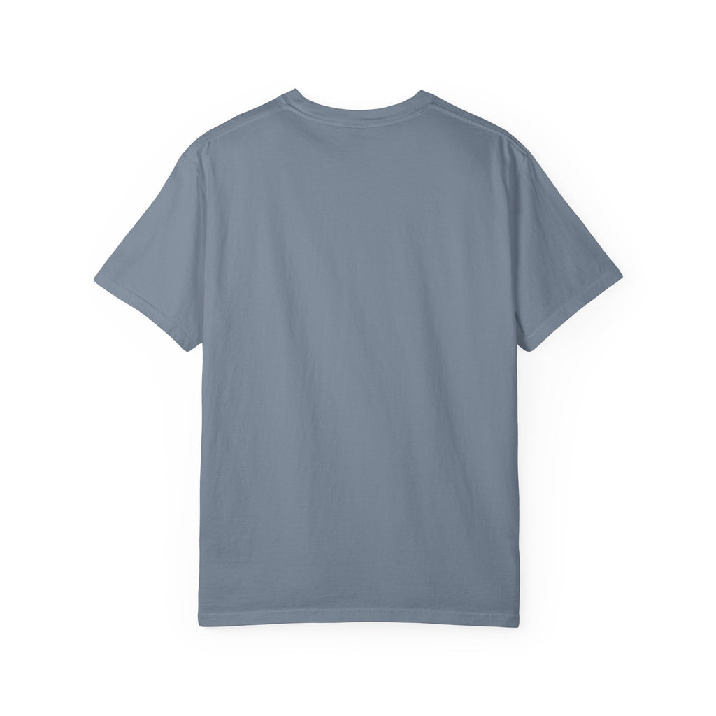 Abolish Ice IntentSim[on] Graphic T-Shirt — Playful Blue Drip Design