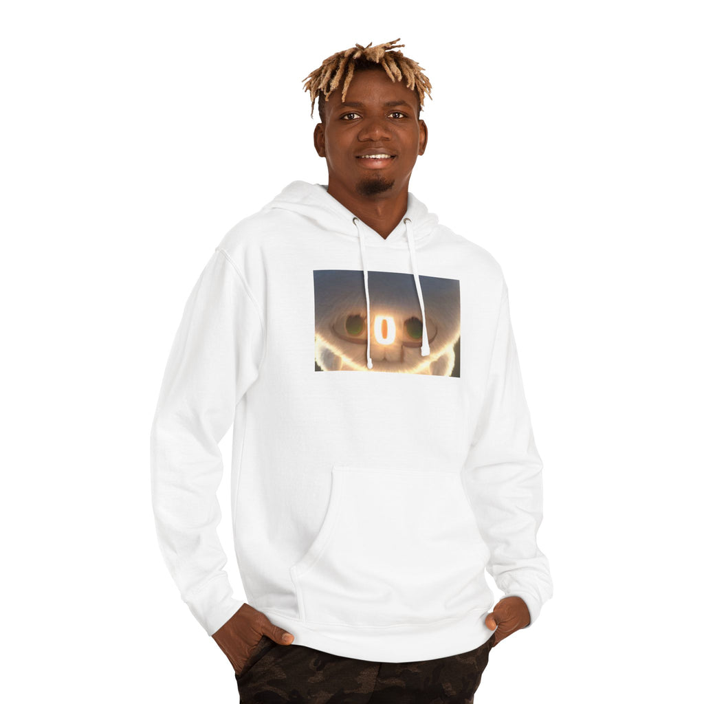 Creepy Smile Hoodie — Glowing Skull Face Graphic Sweatshirt