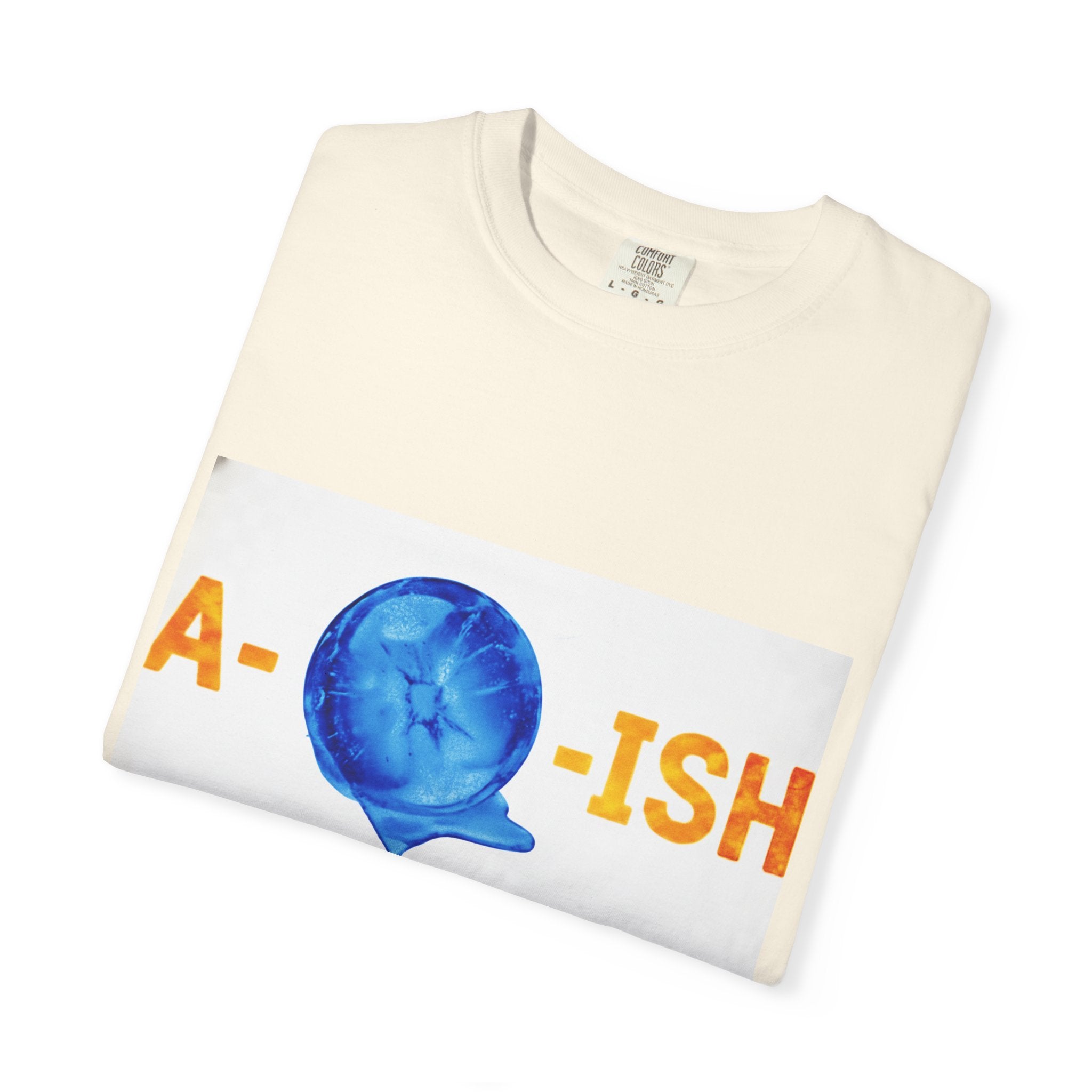Abolish Ice IntentSim[on] Graphic T-Shirt — Playful Blue Drip Design