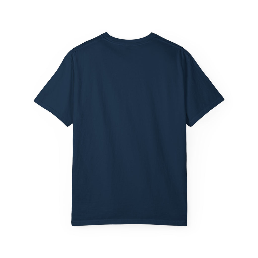 Abolish Ice IntentSim[on] Graphic T-Shirt — Playful Blue Drip Design