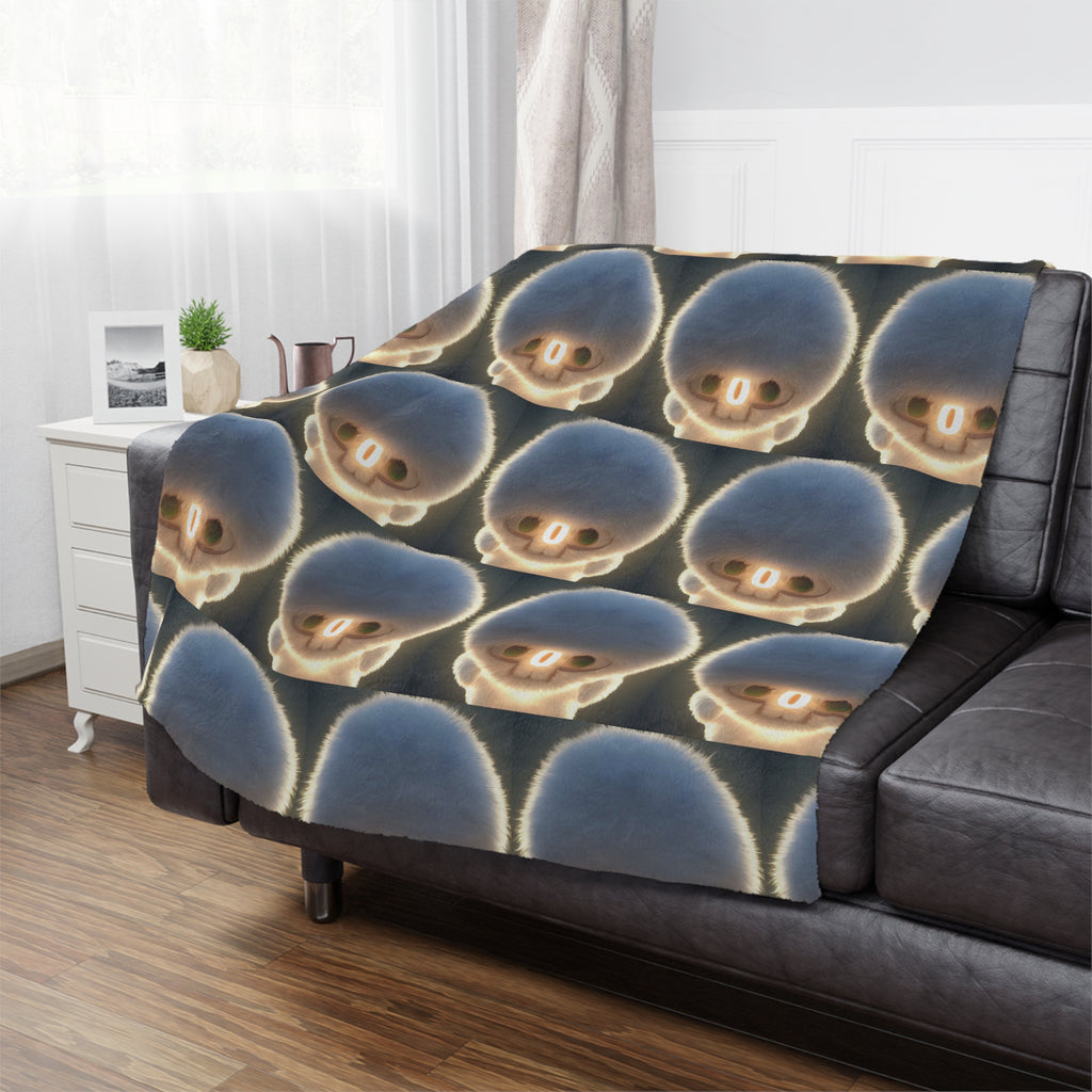 Minky Blanket - Cozy Plush Throw with IntentSim[on] all over you.