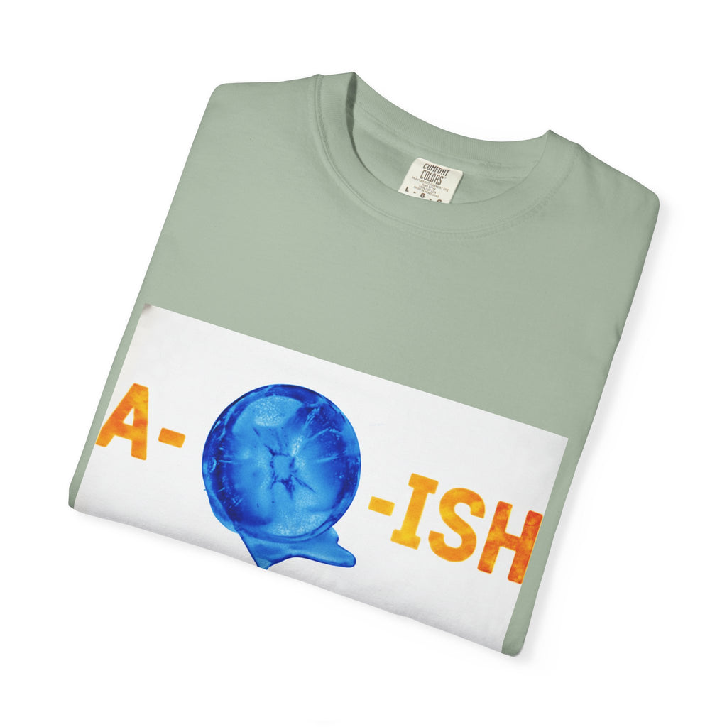 Abolish Ice IntentSim[on] Graphic T-Shirt — Playful Blue Drip Design