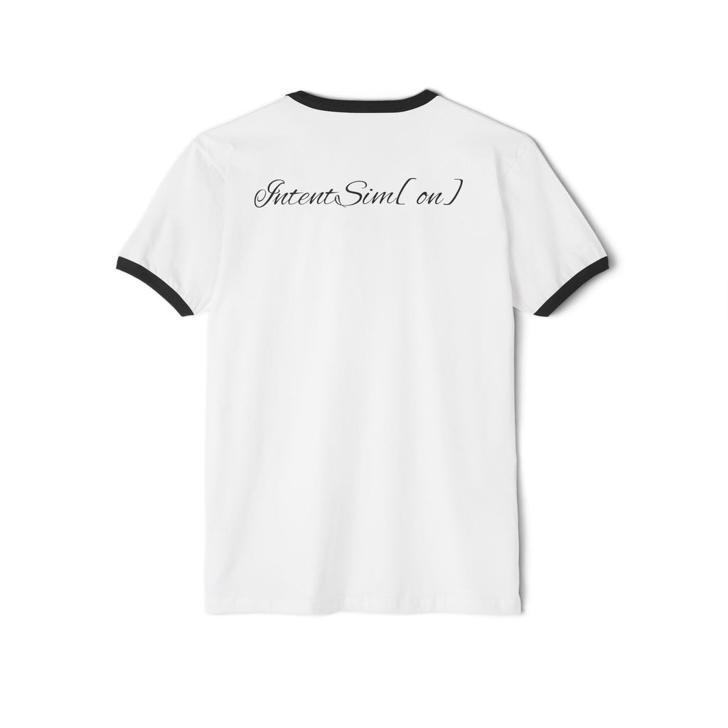 Unisex Cotton Ringer  IntentSim[on] T-Shirt