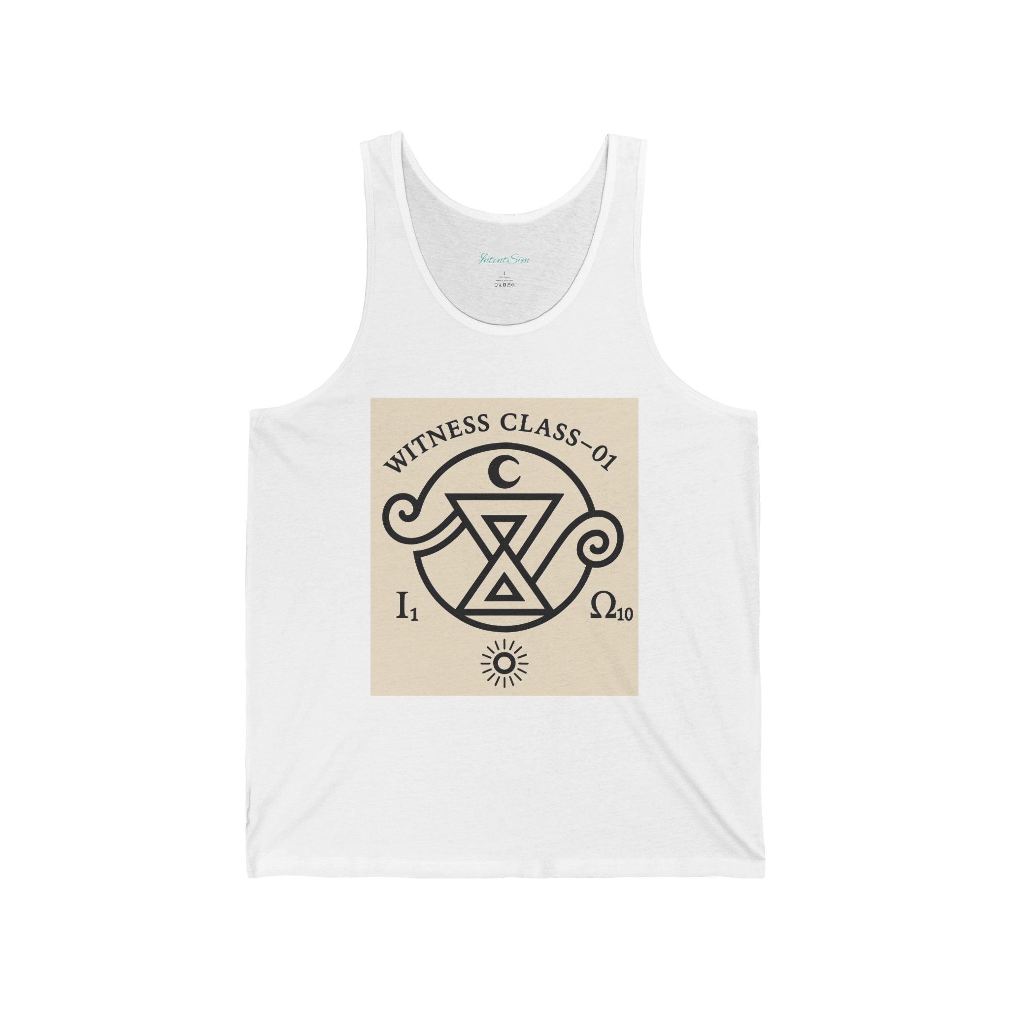 Witness Class 01 Tank Top — First in The Field Mystical Symbol Graphic Summer Tank