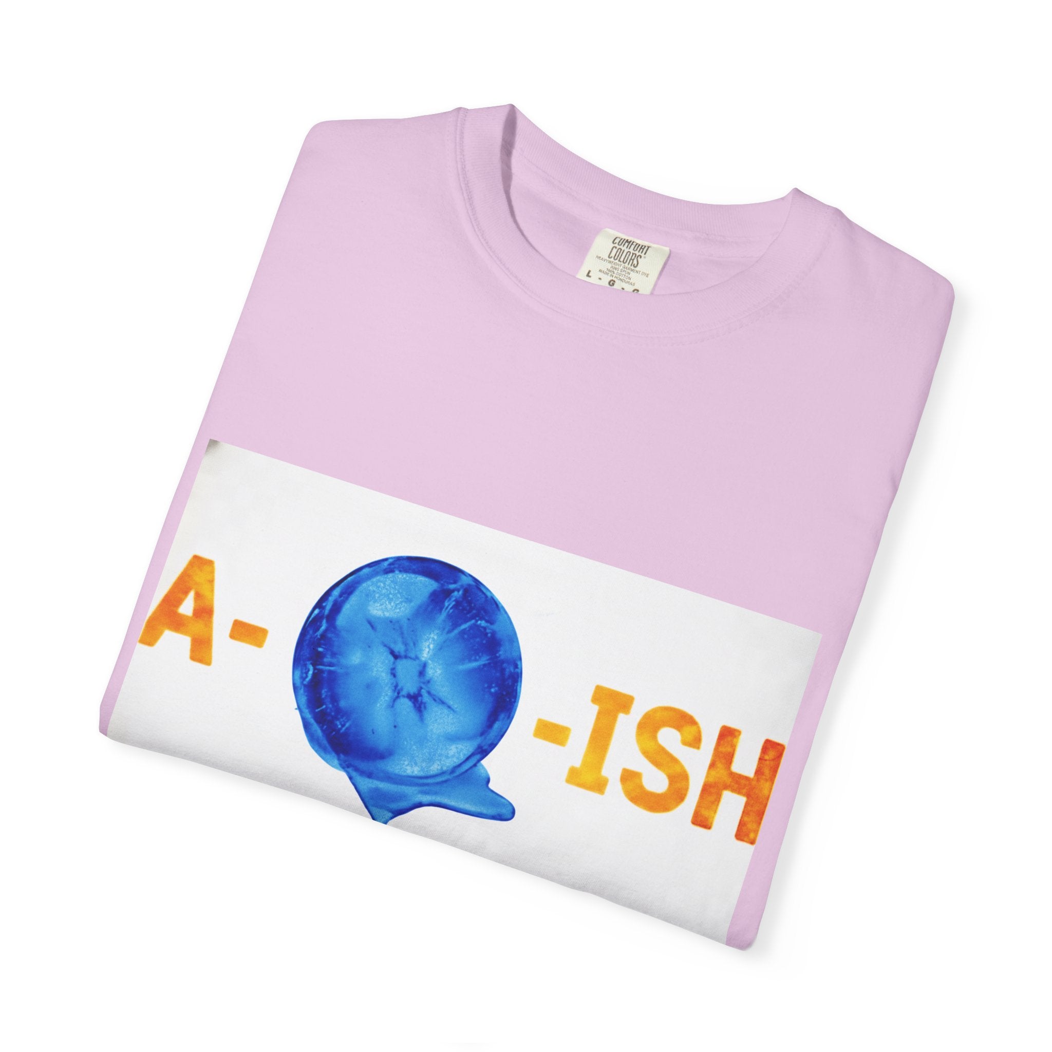 Abolish Ice IntentSim[on] Graphic T-Shirt — Playful Blue Drip Design