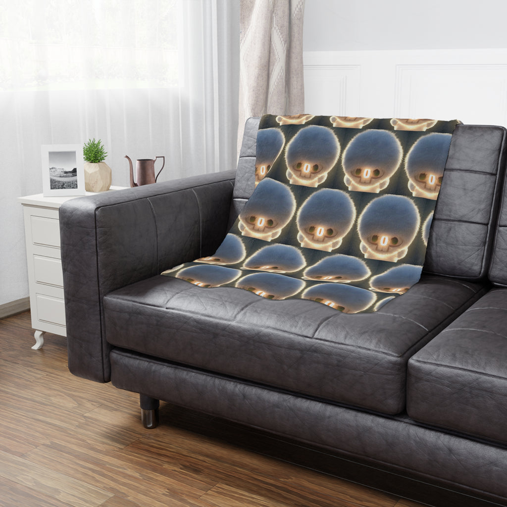 Minky Blanket - Cozy Plush Throw with IntentSim[on] all over you.