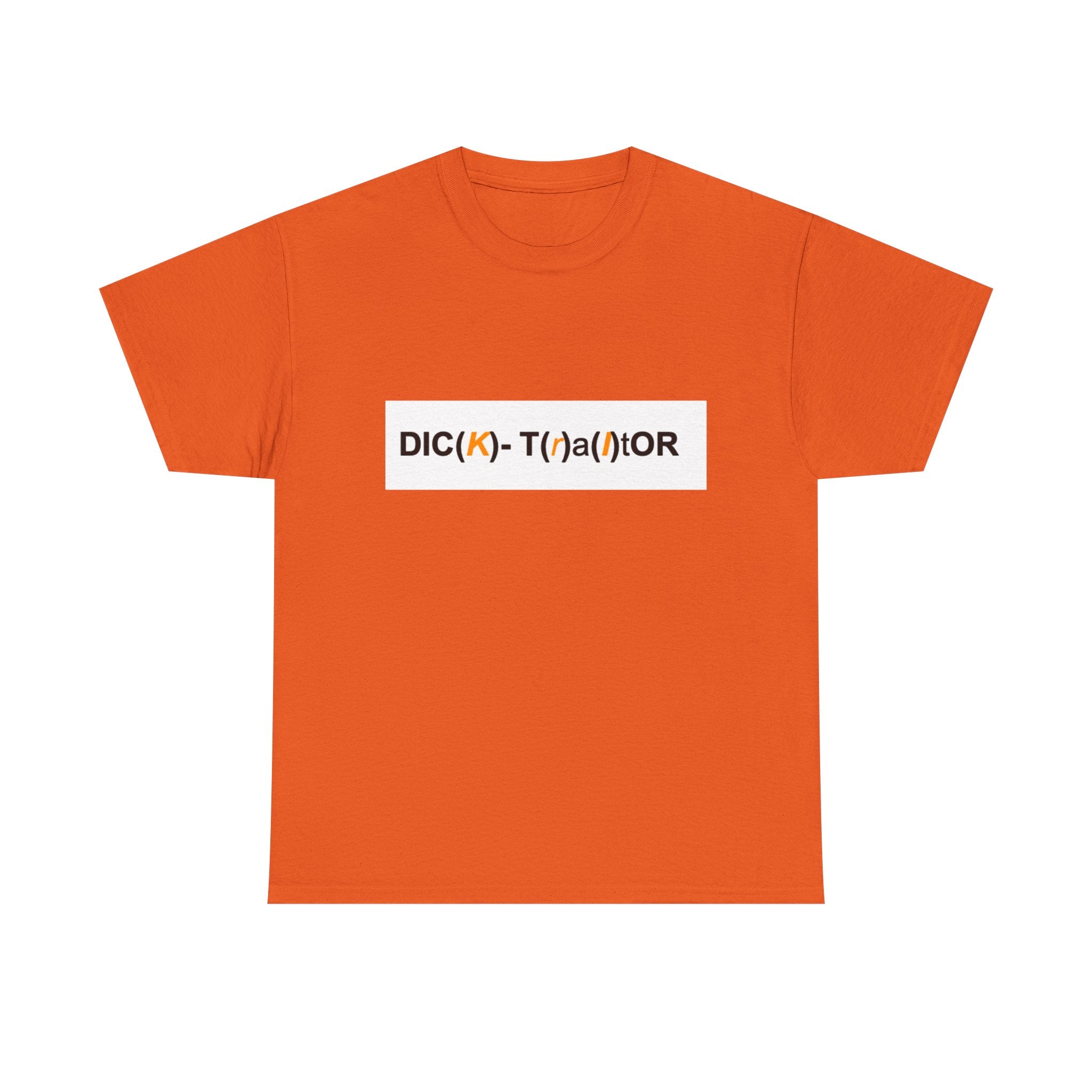 T-Shirt — 'DIC(K)-T(r)a(i)TOR' Wordplay Graphic Tee