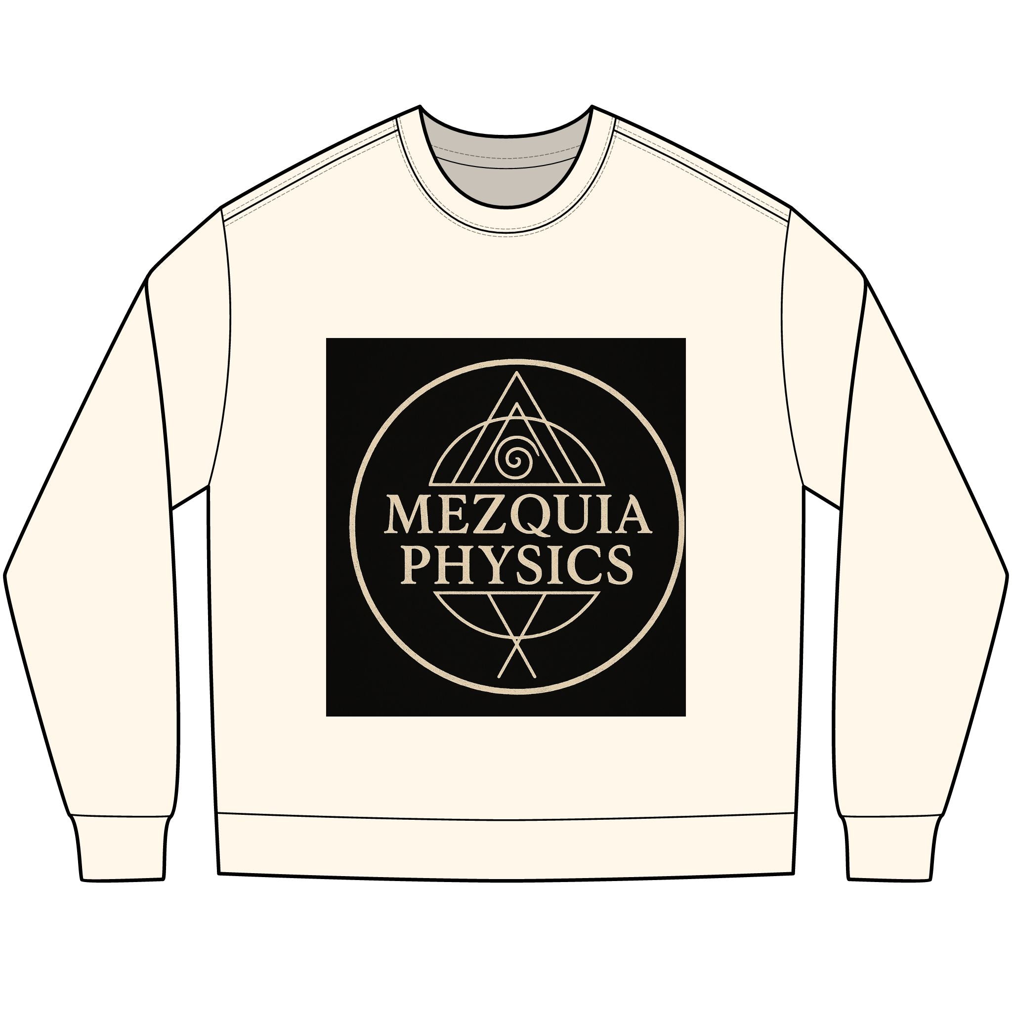 Mezquia Physics Long Sleeve Tee — Geometric Alchemy Science Shirt