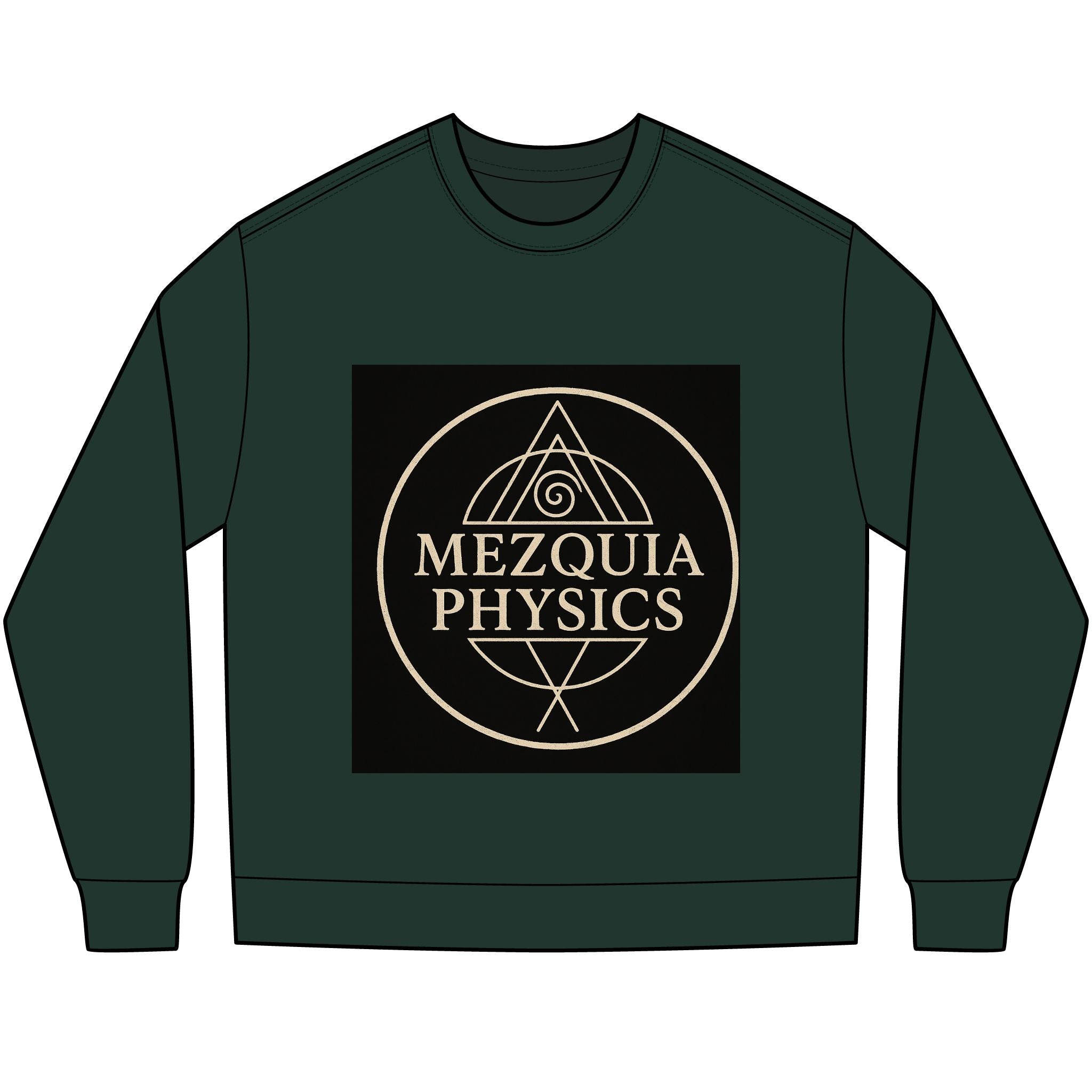 Mezquia Physics Long Sleeve Tee — Geometric Alchemy Science Shirt