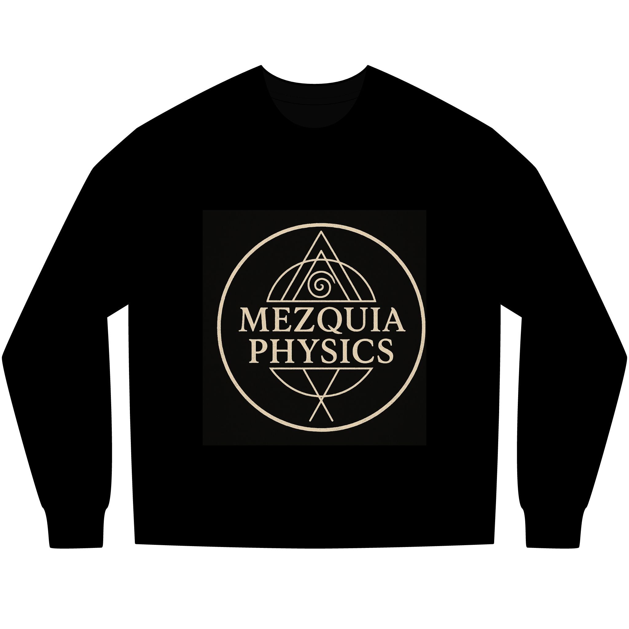 Mezquia Physics Long Sleeve Tee — Geometric Alchemy Science Shirt