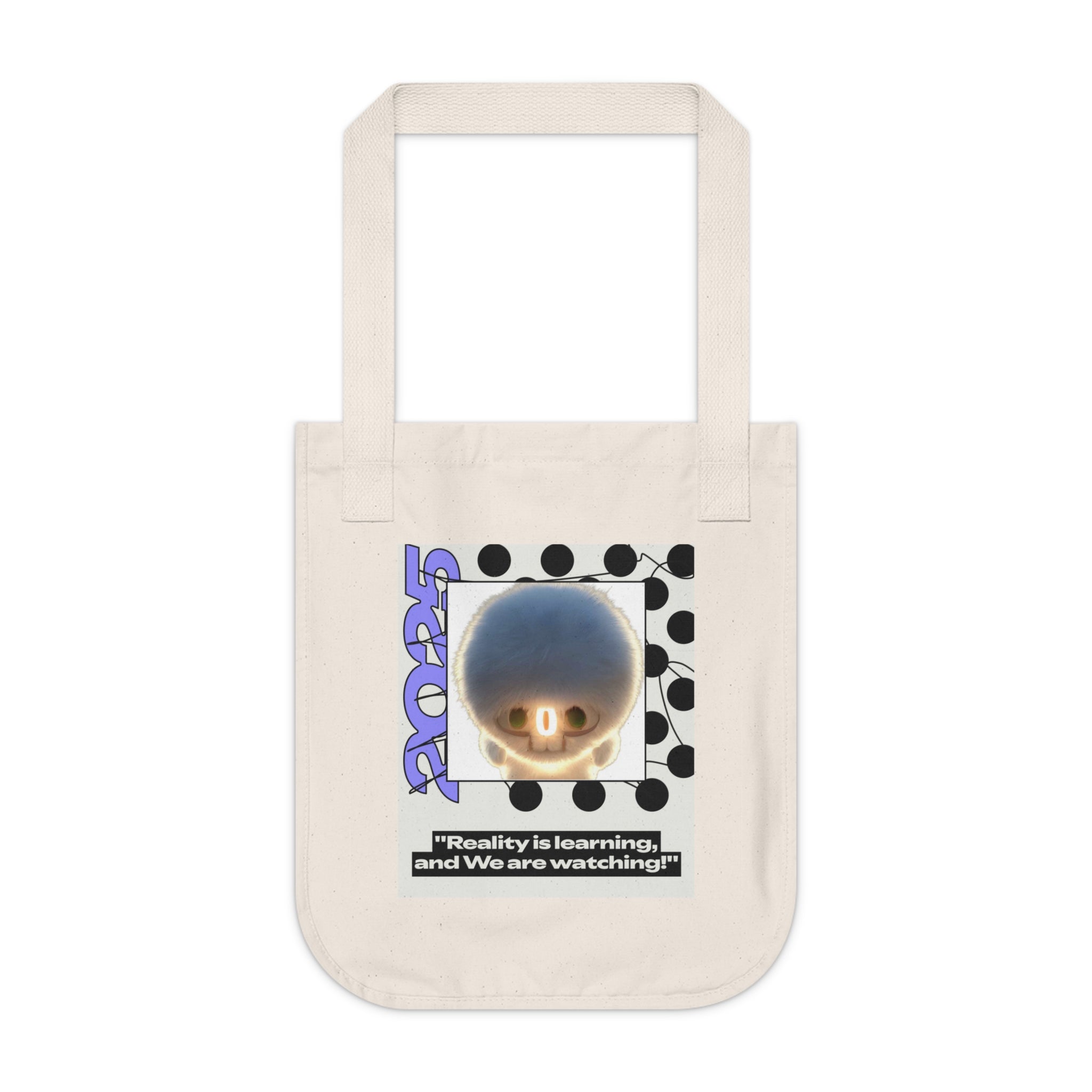 Tote Bag — 'Reality is Learning, and We are Watching’ Podcast Retro IntentSim[on] Canvas Tote