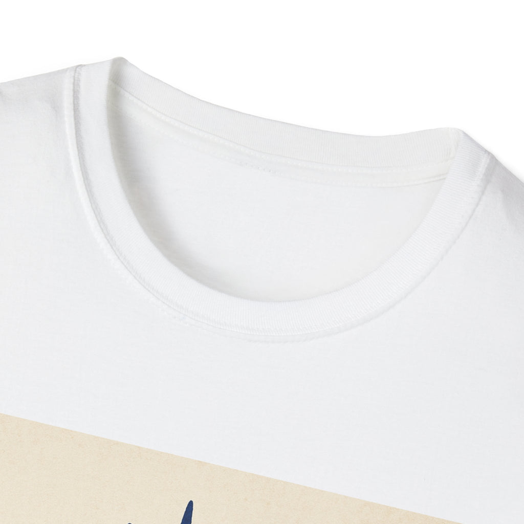 Sigil of Oshun's Symbolism—— Navy Heart Waves Graphic T‑Shirt