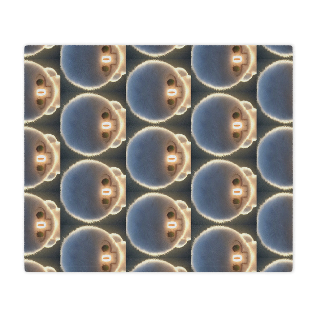 Minky Blanket - Cozy Plush Throw with IntentSim[on] all over you.