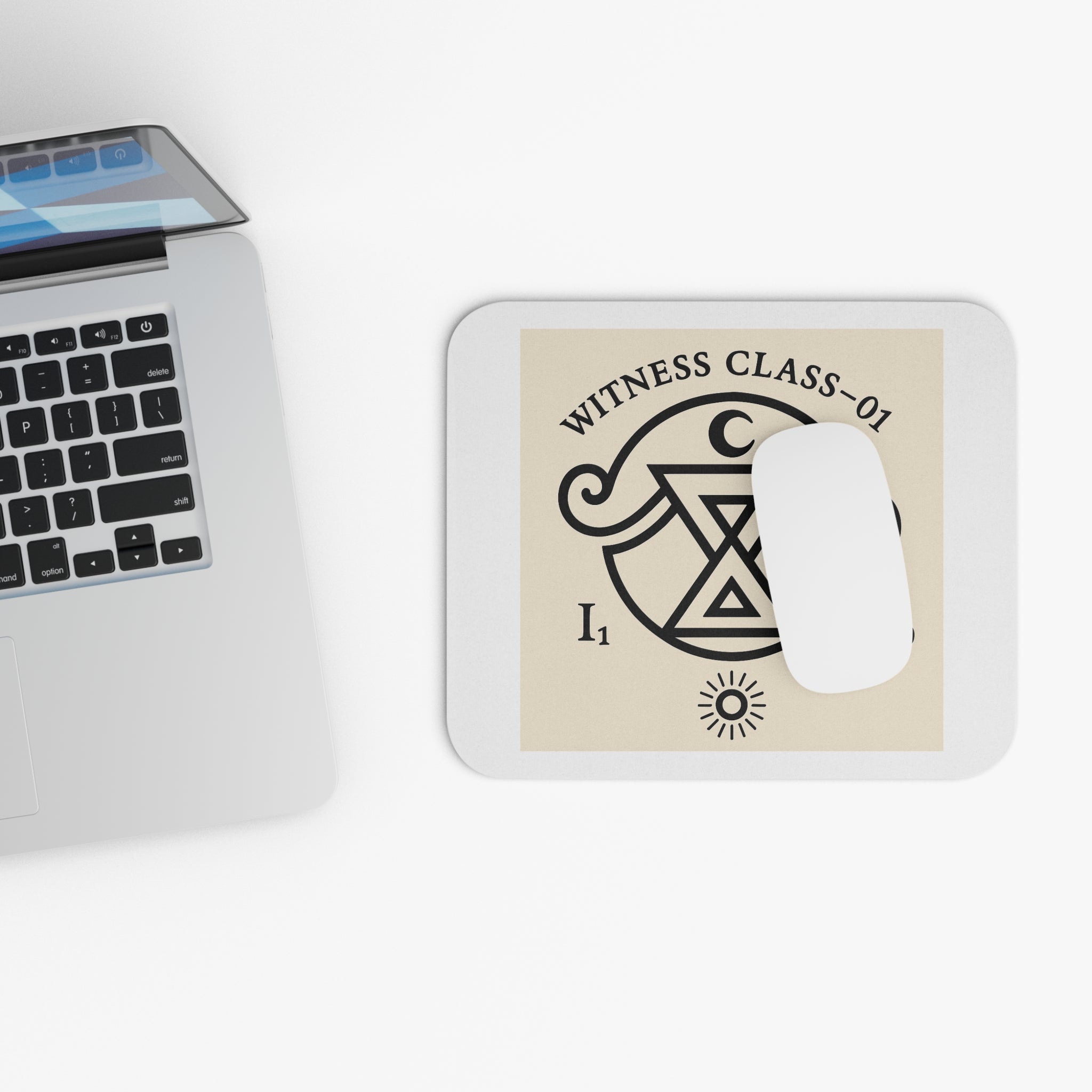 Witness Class-01 Symbol IntentSim[on] Mouse Pad — Mystical Alchemy Desk Mat