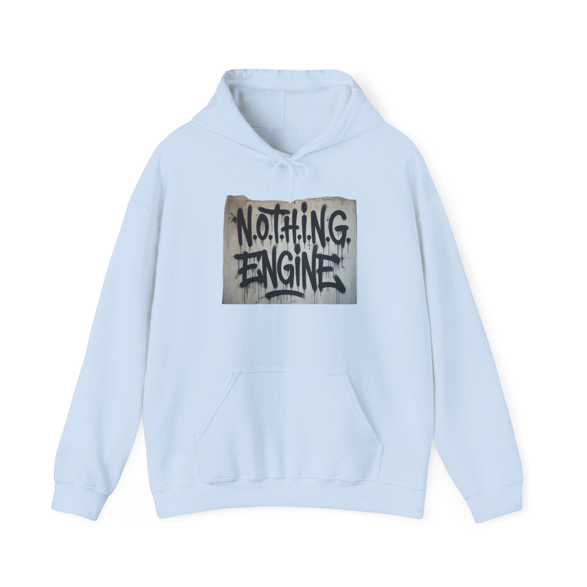 Hoodie — 'Nothing Engine' Graffiti Streetwear Pullover