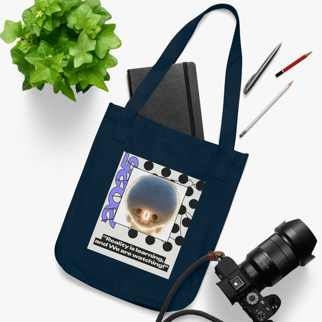 Tote Bag — 'Reality is Learning, and We are Watching’ Podcast Retro IntentSim[on] Canvas Tote