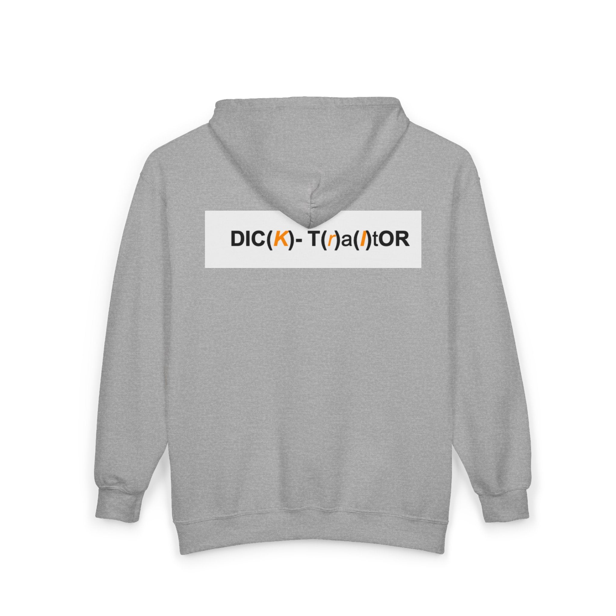 Researcher Hoodie — DIC(k)-T(a)tOR Logo Full‑Zip Sweatshirt