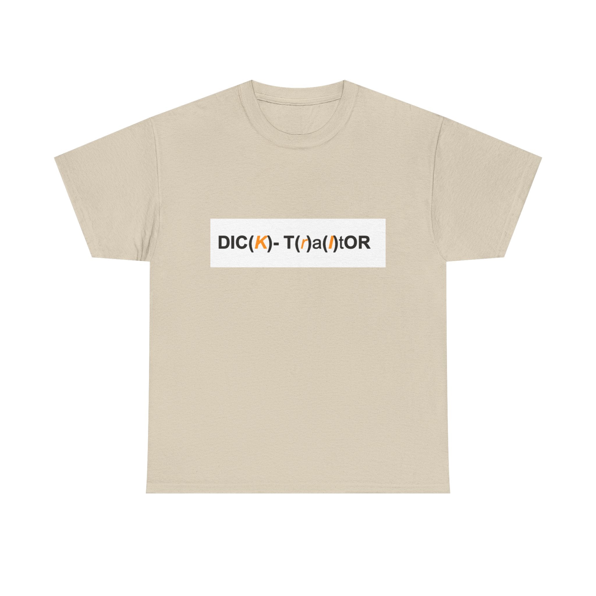 T-Shirt — 'DIC(K)-T(r)a(i)TOR' Wordplay Graphic Tee