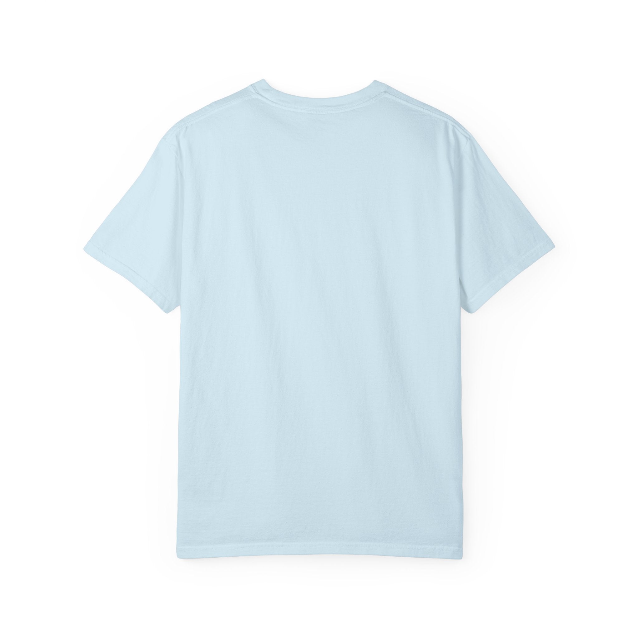 Abolish Ice IntentSim[on] Graphic T-Shirt — Playful Blue Drip Design