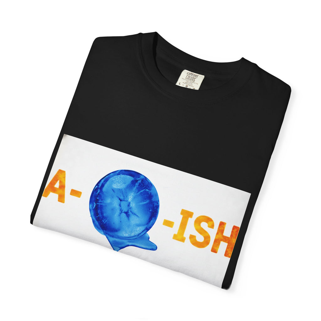 Abolish Ice IntentSim[on] Graphic T-Shirt — Playful Blue Drip Design