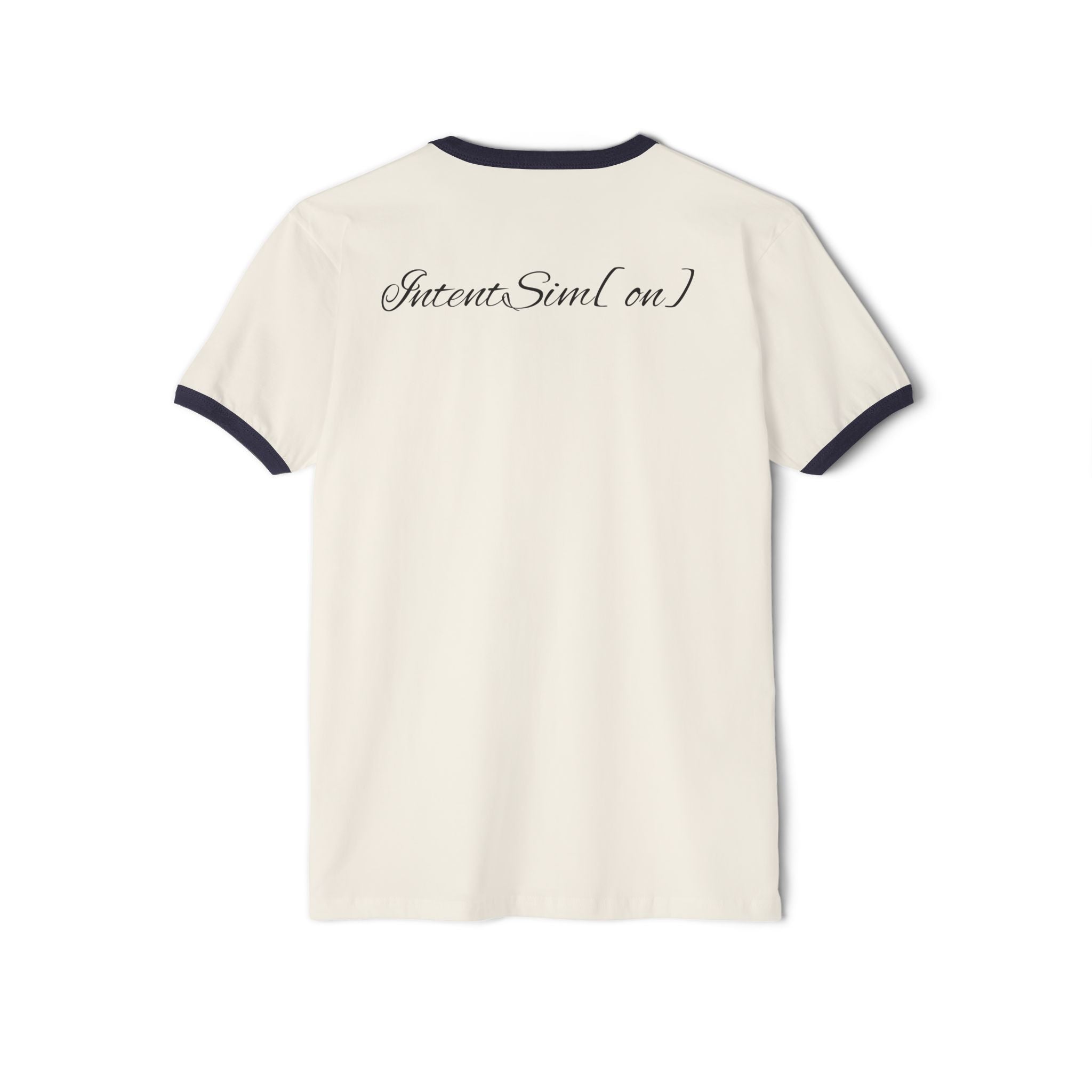 Unisex Cotton Ringer  IntentSim[on] T-Shirt