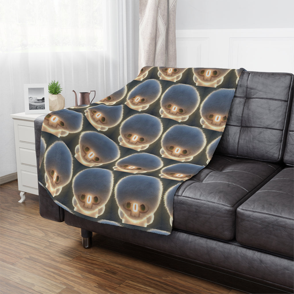 Minky Blanket - Cozy Plush Throw with IntentSim[on] all over you.