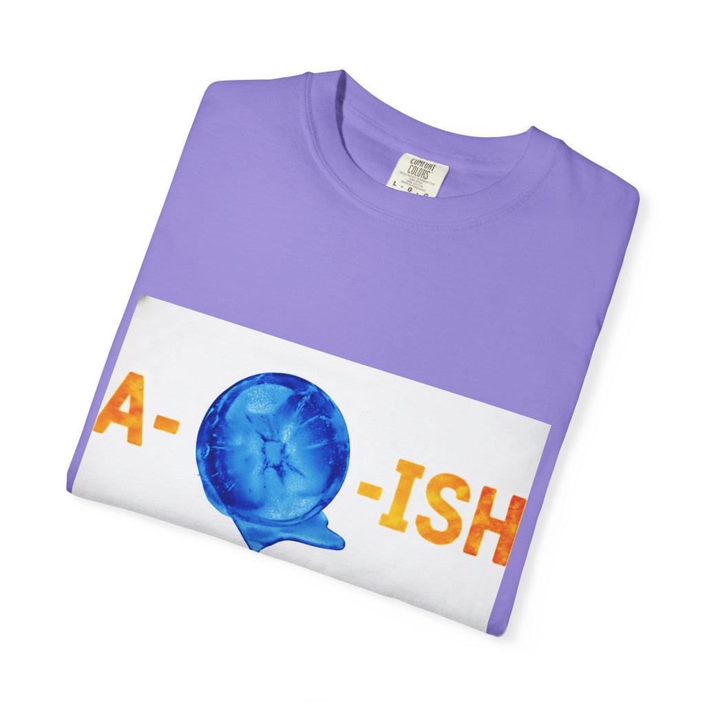 Abolish Ice IntentSim[on] Graphic T-Shirt — Playful Blue Drip Design