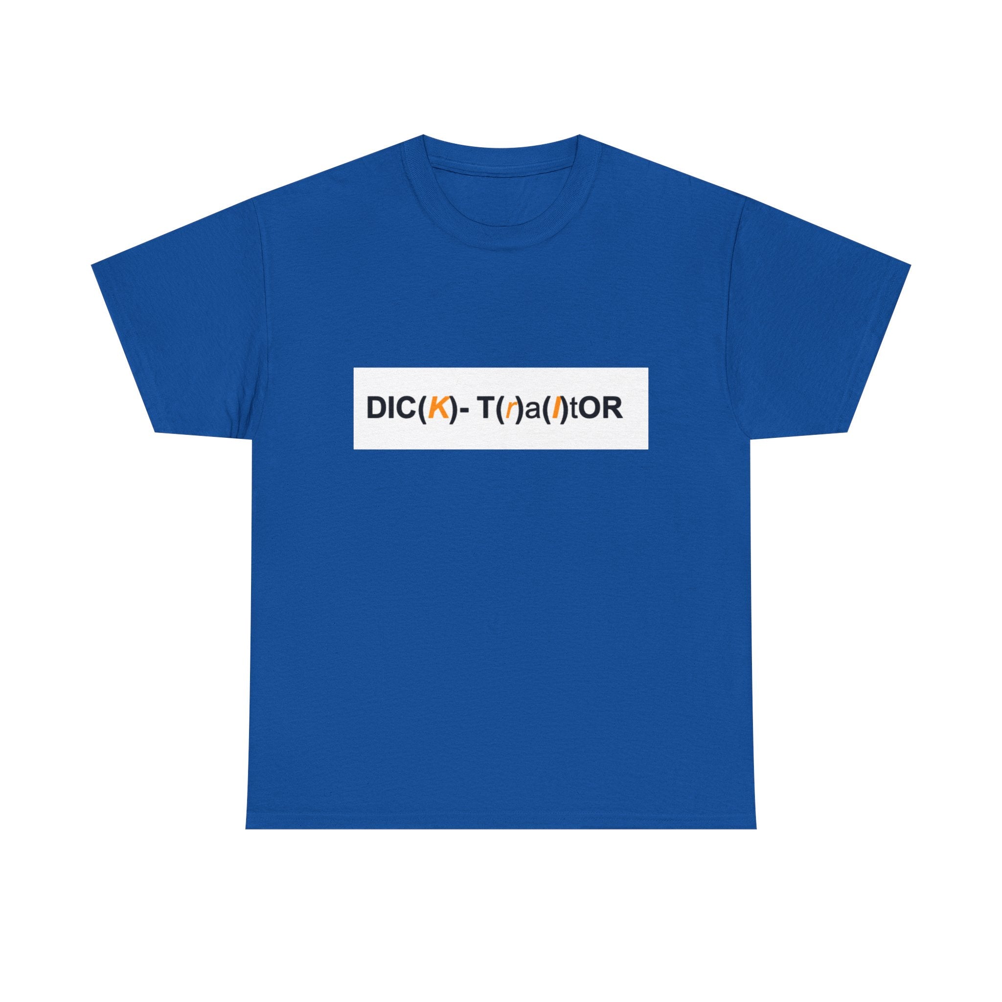 T-Shirt — 'DIC(K)-T(r)a(i)TOR' Wordplay Graphic Tee