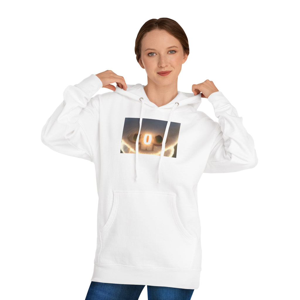 Creepy Smile Hoodie — Glowing Skull Face Graphic Sweatshirt