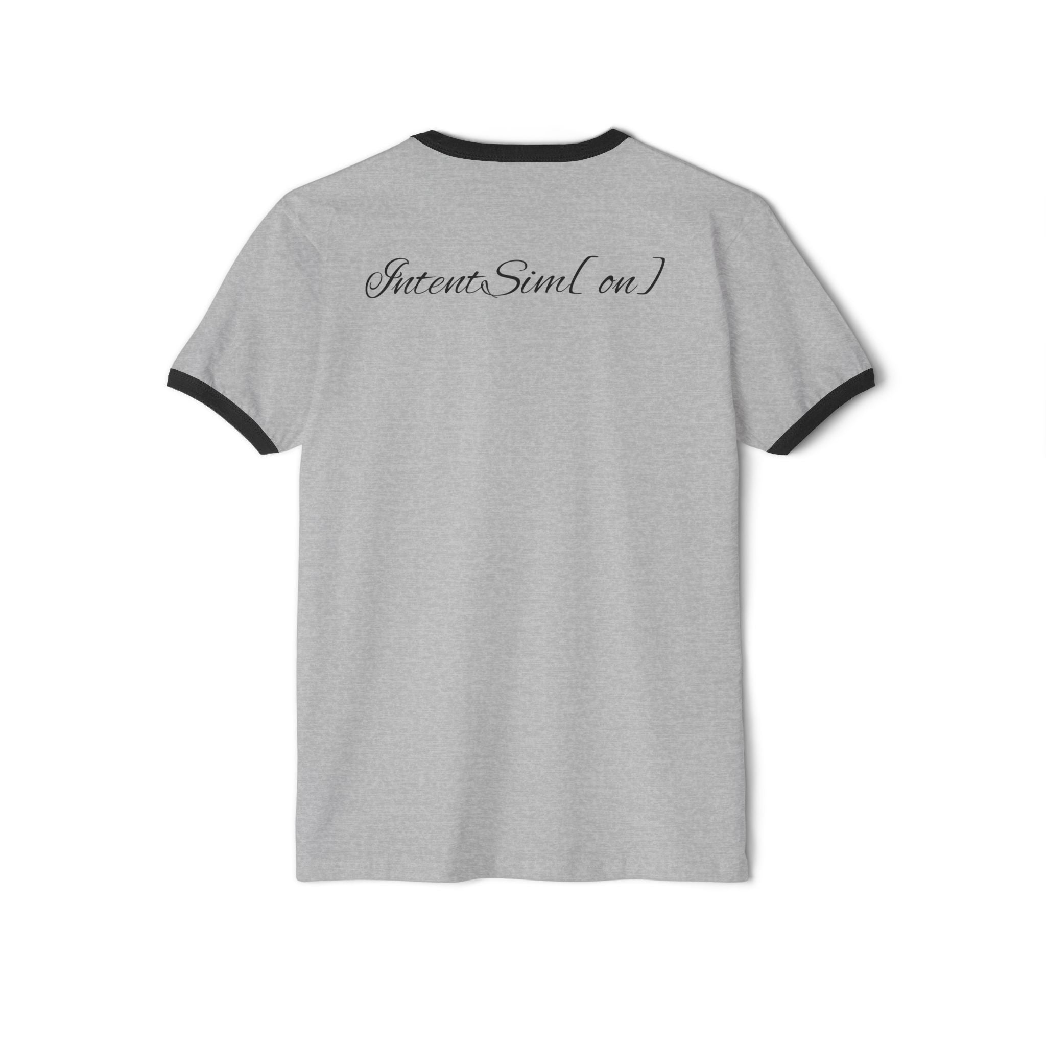 Unisex Cotton Ringer  IntentSim[on] T-Shirt